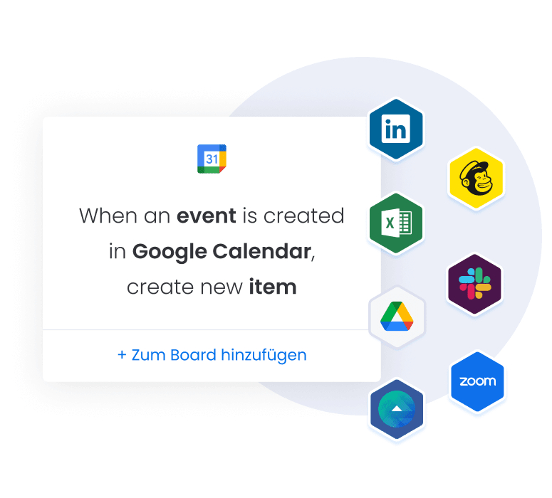 monday.com Tool-Integrationen monday.com Tool-Integrationen